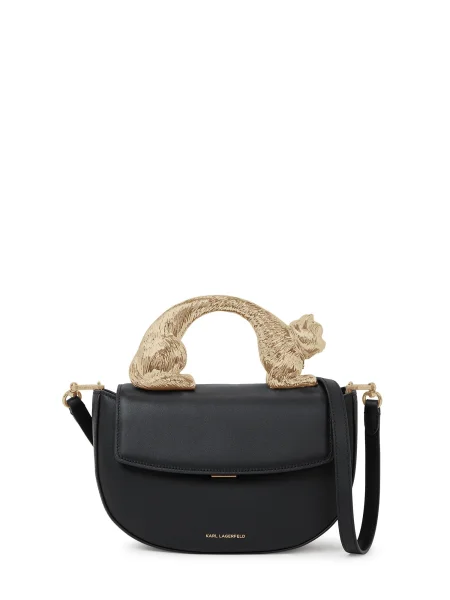 Karl Lagerfeld geantă crossbody pentru femei IKON negru