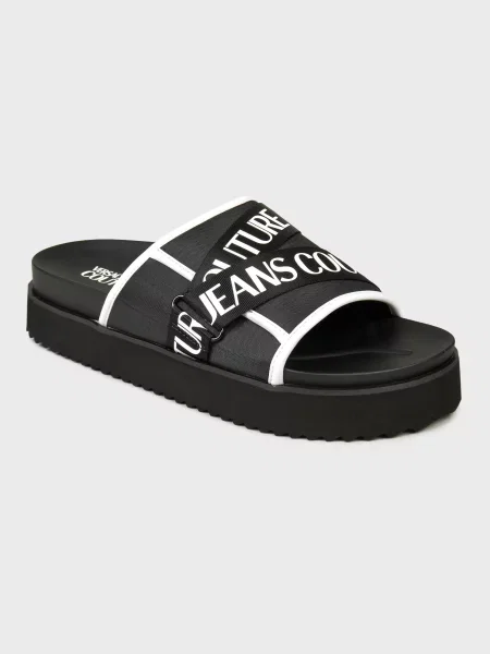 Шлепанцы Versace Jeans Couture черные