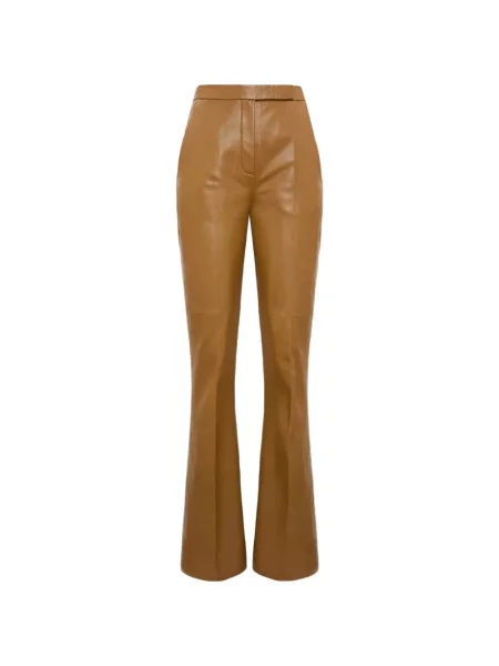 Pantaloni Dorothee Schumacher din piele maro