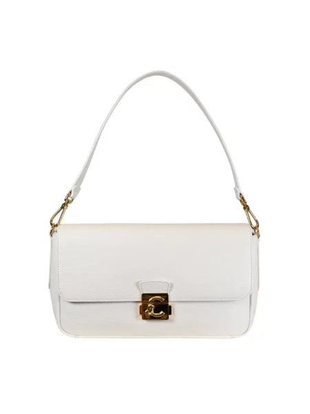 Torebka Coccinelle skórzana biała