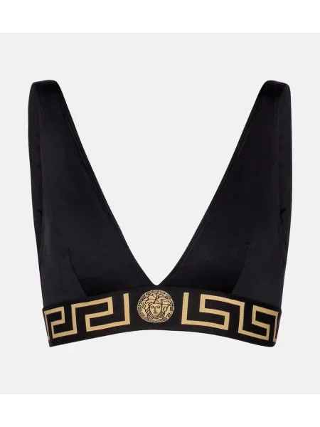 Компект бикини Versace с принт черно