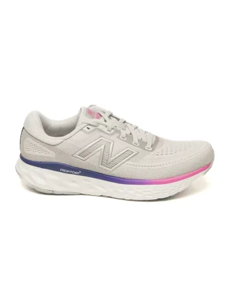 Buty do biegania New Balance Fresh Foam Evoz V4 grey matter/pink heat/blue oyster beżowe