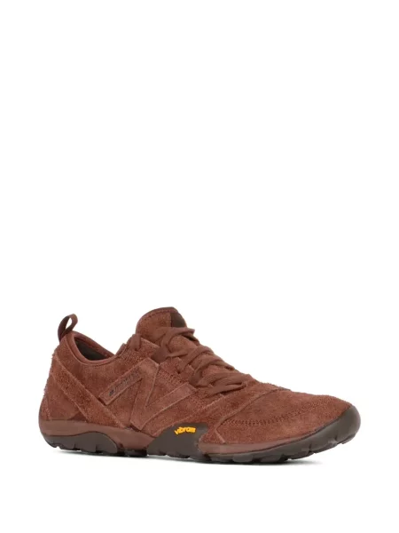 Sneakerși New Balance cu șireturi din dantelă maro