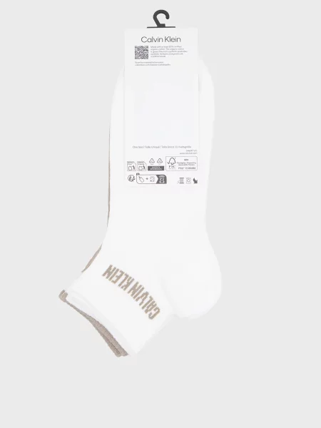 Носки Calvin Klein в полоску с лого