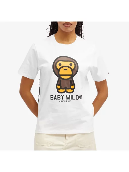 Koszulka dziecięca A Bathing Ape® biała