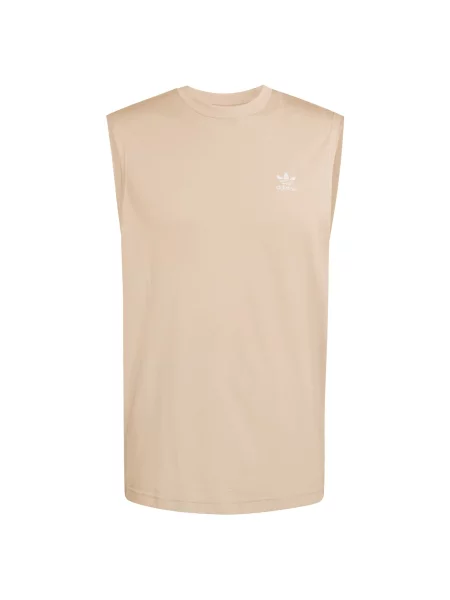 ADIDAS ORIGINALS Tričko Trefoil Essentials / biela béžová