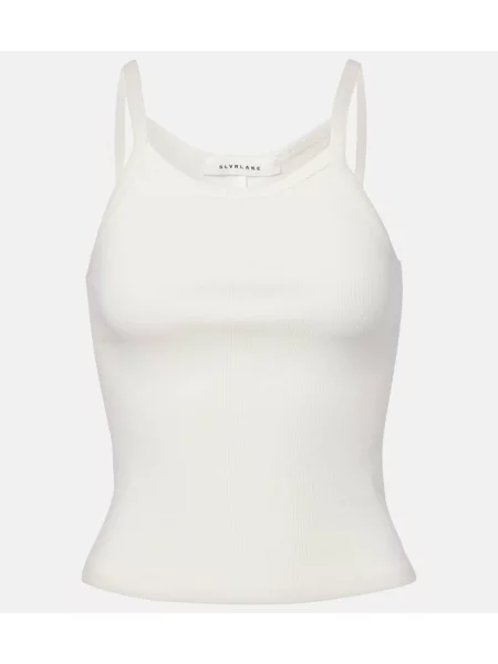 Top Slvrlake tricotate alb