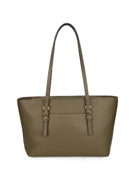 Geantă shopper Michael Michael Kors cu autograf verde