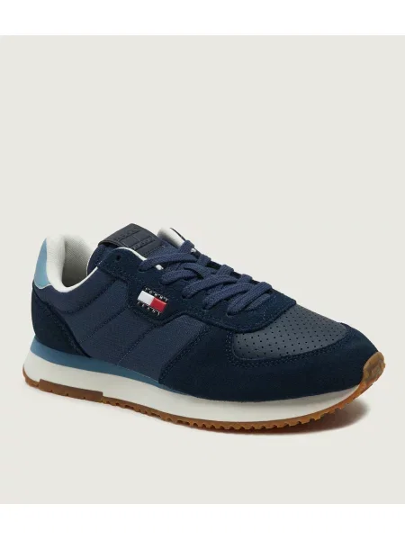 Sneakers Tommy Jeans Tj Runner Flag Mix Bleumarin