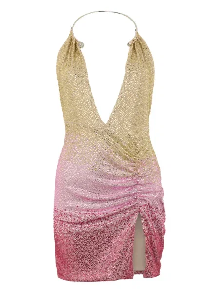 Rochie mini Philipp Plein de costum roz