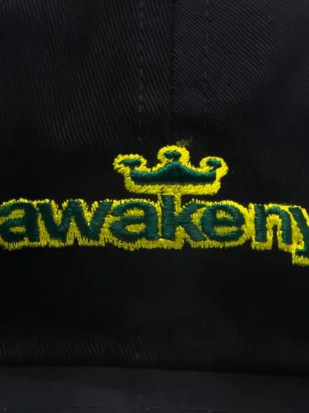 Șapcă Awake Ny cu broderie negru