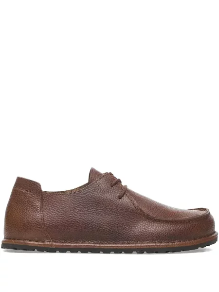 Botine Birkenstock din dantelă maro
