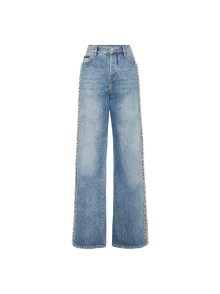Spodnie Philipp Plein niebieskie