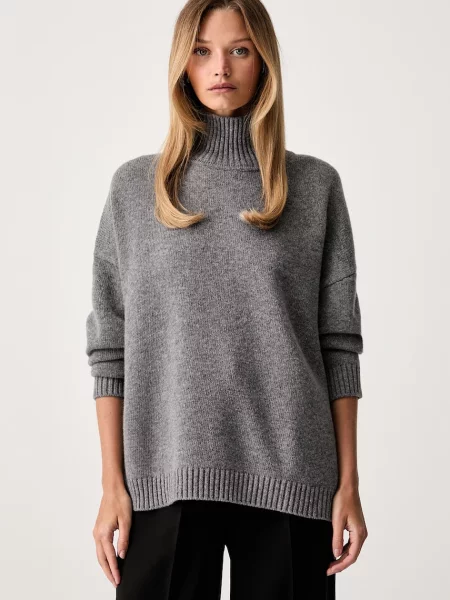 Pulover Weekend Maxmara de lână gri