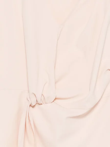 Bluzka Patrizia Pepe z dekoltem w serek drapowana różowa