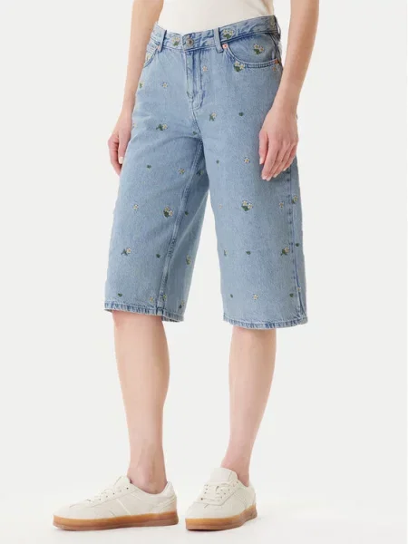 ONLY Szorty jeansowe Cobain niebieski