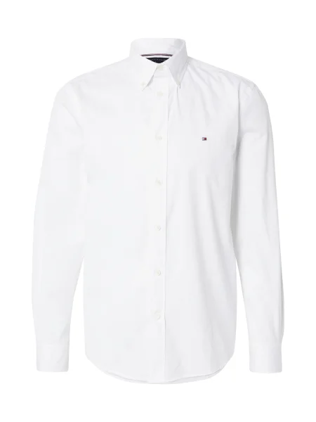 TOMMY HILFIGER Cămașă FLEX' alb
