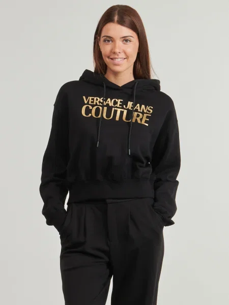 Geacă de blugi Versace Jeans Couture negru
