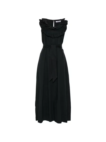 Rochie midi Vivetta cu volane negru