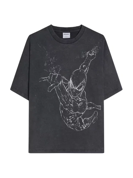 Bershka Tricou metalic / deschis gri