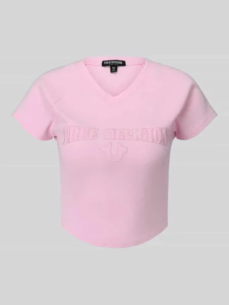 Top dziecięcy True Religion różowy