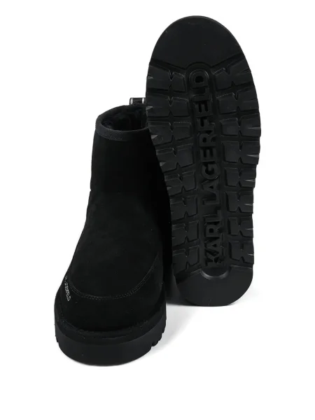 Botine Karl Lagerfeld cu imagine negru