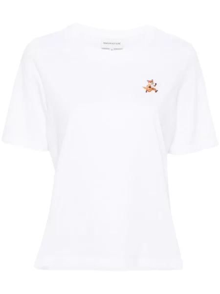 Tricou Maison Kitsune alb