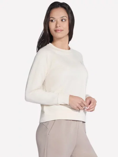 Свитшот Skechers из спандекса бежевый