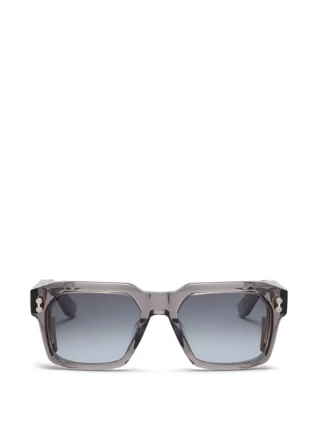 Ochelari de soare Akoni cu imprimeu geometric gri