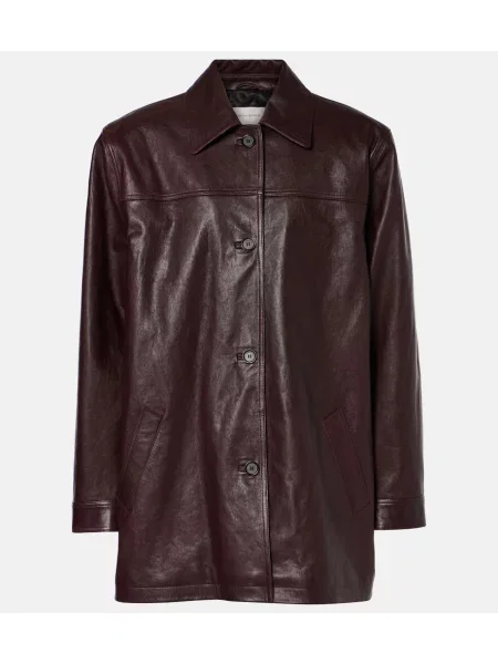 Geanta de piele Magda Butrym bordo