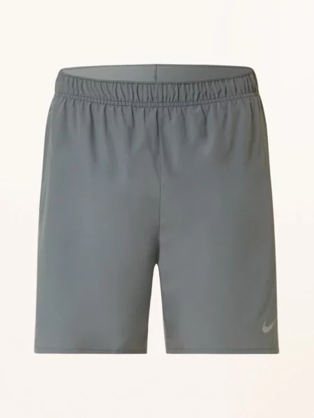 Nike Běžecké Šortky Dri-Fit Challenger Se Síťovinou šedá černé