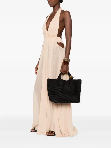Τσάντα shopper Naghedi περιδέραιο μαύρο
