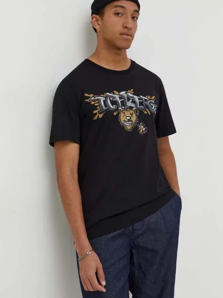 Iceberg tricou din barbati cu imprimeu negru