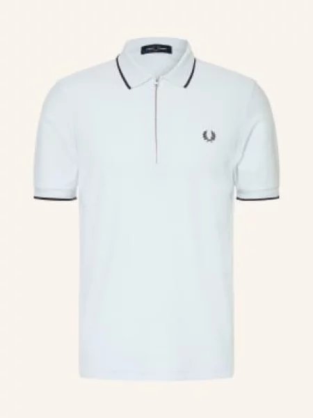 Fred Perry Pletené Polo Tričko tmavě modrá černá