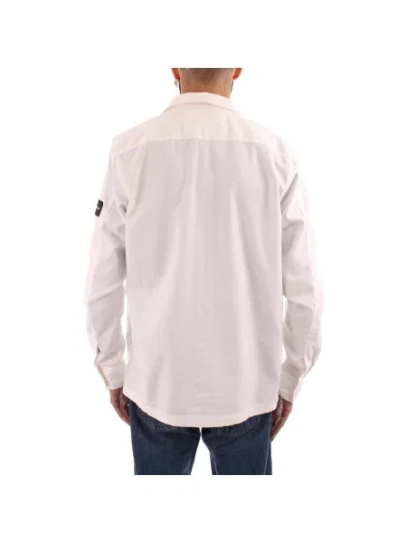 Džínsová košeľa Calvin Klein Jeans biela