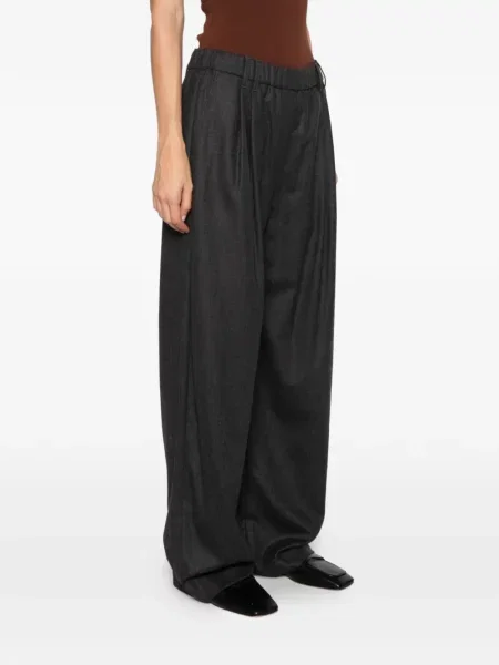 Pantaloni Brunello Cucinelli de lână gri