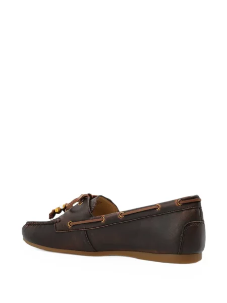 Garnitură de blană mocasini Michael Michael Kors din piele negru