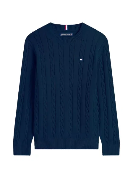 Sweter dziecięcy Tommy Hilfiger niebieski