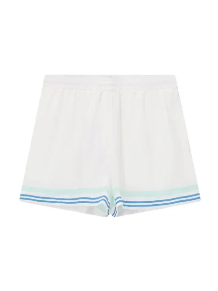 Jedwabne szorty Casablanca białe