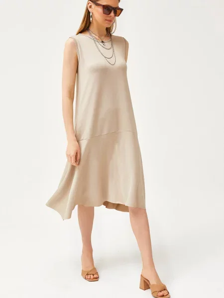 Rochie Olalook cu strasuri gri