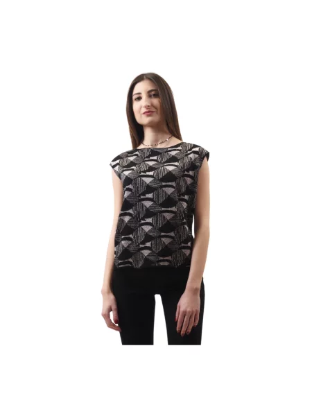 Wielobarwność top Alessia Santi w geometryczne wzory