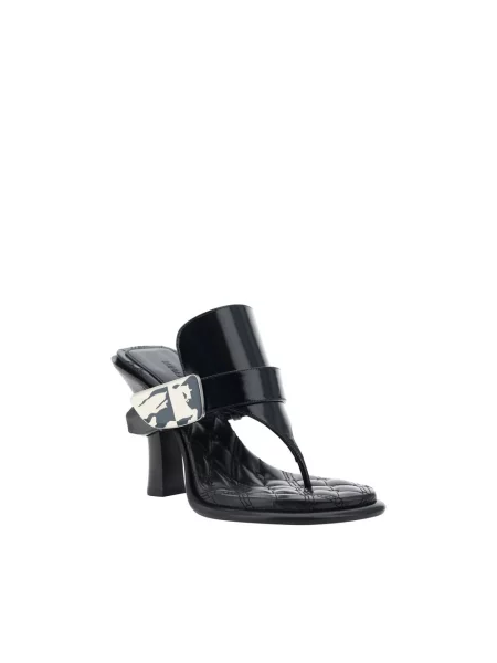 Klapki Burberry czarne