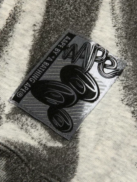 Hanorac cu glugă Aape By A Bathing Ape cu imagine gri