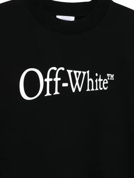 Hanorac Off-white cu imagine alb