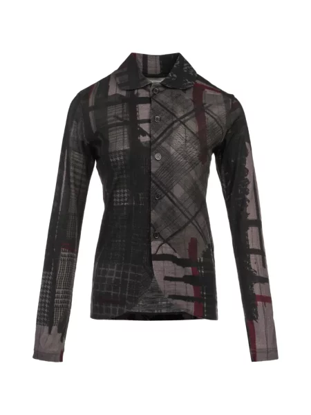 Cardigan Y's cu imagine cu imprimeu abstract negru