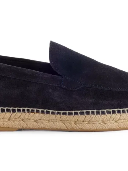 Pantofi loafer Abarca din piele de căprioară albastru