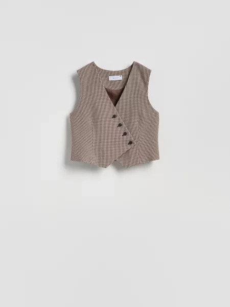 Reserved Асиметричний жилет для костюма різнобарвний 