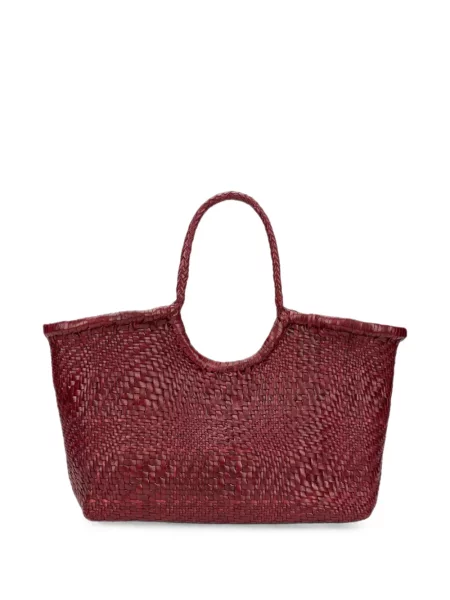 Geantă shopper Dragon Diffusion din piele roșu