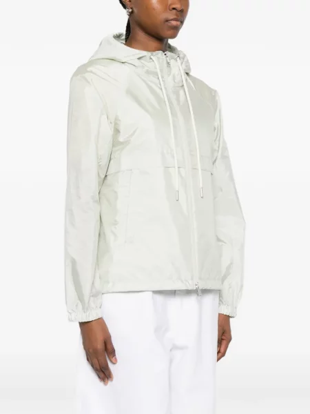 Geacă Moncler cu glugă verde