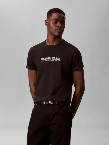 Calvin Klein Tricou Graphic negru